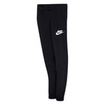 Nike Nsw Byxor Fleece Club - Svart/vit Barn, storlek XL: 158-170 cm