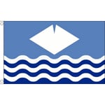 DRAPEAU Í?LE DE WIGHT 90x60cm - DRAPEAU ISLE OF WIGHT - ANGLETERRE 60 x 90 cm -