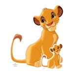 Star Cutouts - Figurine en carton – Simba - Le Roi Lion - Haut 84 cm