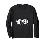 I belong to Jesus, Heidelberg Catechism Q1 Long Sleeve T-Shirt