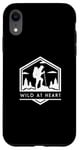 Coque pour iPhone XR Wild At Heart - Amateur de randonnée minimaliste