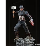 AVENGERS ENDGAME STATUE CAPTAIN AMERICA MJOLNIR 1/10 27cm ART SCALE IRON STUDIOS