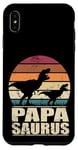 Coque pour iPhone XS Max Papasaurus Rex Père Dinosaure Famille Dino Papa Papa Saurus