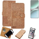 FOR OnePlus Nord 4 SMARTPHONE CASE COVER WALLETCASE CORK