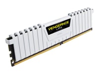 Corsair Vengeance Lpx - Ddr4 - Sats - 16 Gb: 2 X 8 Gb - Dimm 288-Pin - 2666 Mhz / Pc4-21300 - Cl16 - 1.2 V - Ej Buffrad - Icke Ecc - Vit