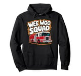 Funny Firefighter Art For Men Women Kids Fire Truck Fireman Pullover Hoodie