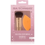 Real Techniques Glowstorm Mini Brush + Sponge Set Børstesæt