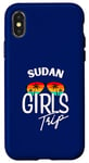 Coque pour iPhone X/XS Girls Trip Soudan Voyage Vacances Femmes Soudan