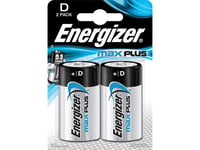 Energizer Batteri Max Plus D (2)