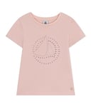 Petit Bateau Fille A0a5g T-Shirt, Saline, 6 Ans EU