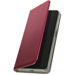 Avizar Case for Motorola Moto G24/G04 Card holder Clapet stand, Burgundy