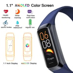 Fitness Watch With Heart Rate Body Temperature Smart Band Watches, 1.1"" Health Smartwatch, For Android Phones Men Women Teens