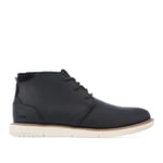 Toms Mens Navi Boots in Black Leather (archived) - Size UK 9