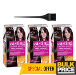 L'Oreal Casting Creme Gloss Hair Color All Colors 3-Pack