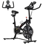 HOMCOM Exercise Training Bike Indoor Cycling Bicycle Trainer LCD Monitor