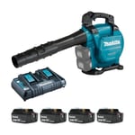 Makita DUB363PMV-4 Twin 18v Brushless Blower & Vacuum (4x4Ah)