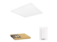 Philips Hue White ambiance Aurelle - Taklampe - LED - 46.5 W - varm til kjølig hvitt lys - kvadrat - hvit