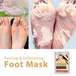 EXFOLIATING PEEL FOOT SOCK MASK BABY SOFT FEET REMOVES DEAD SKIN CALLUS UK SELL