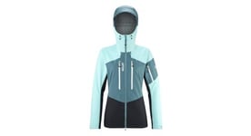 Veste impermeable femme millet m white 3l bleu noir