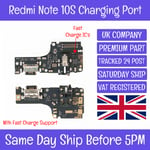 Xiaomi Redmi Note 10S M2101K7BG Charging Port Connector Board Flex+Fast Charge