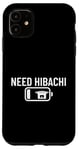 Coque pour iPhone 11 Batterie basse Hibachi japonaise nécessitant un Hibachi