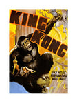 Wee Blue Coo Movie Film King Kong Classic Gorilla New York Horror Wall Art Print