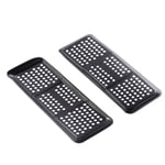 BYWWANG 1pair Air Vent Cover Front Rear Under Seat Conditioner Outlet Grille Interior Accessories Car,For Tesla Model 3