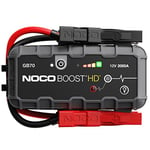 NOCO Boost HD GB70 2000A 12V Chargeur Batterie Voiture Lithium UltraSafe, Portable USB et Câbles de Démarrage pour Moteurs à Essence Jusqu'à 8,0L et Moteurs Diesel Jusqu'à 6,0L