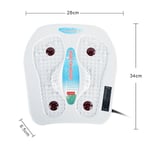 Fot Ben Vibration Blodcirkulation Booster Feet Massager med uppvärmd 9 lägen