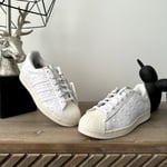 adidas x Disney Superstar W Bambi White sneakers trainers UK 6 EU 39.3