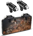 Déclencheur De Jeu Mobile Pubg, Gâchette Contrôleur Sensible Pour Écran Tactile Manette Accessoires De Jeu De Shoot&aim Pour Knives Out/Pubg/Rules Of Survival Pour Android Et Ios, [Yin145578]