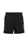 adidas Boy's Club Tennis 3-Stripes Shorts, Black, 15-16 Years