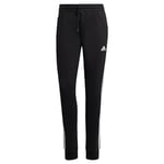 adidas Women's Essentials 3-Stripes Joggers, Black/White, L