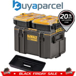 Dewalt Tough System 2.0 DS400 Stackable Toolbox Case 2x 1/2 Width Deep Organiser