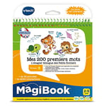 VTech - MagiBook, Livre Éducatif Enfant Niveau 1 Mes 200 Premiers Mots, Imagier Bilingue, Pages Illustrées et Interactives, Cadeau Fille et Garçon de 2 Ans à 5 Ans - Contenu en Français et Anglais