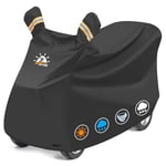 Zettum Mobility Scooter Cover 142 CM - 600D PU Scooter Rain Covers Heavy Duty & Waterproof, Outdoor Electric Scooter Cover Accessories Universal Fit for Most Mobility Scooters (142 x 66 x 119 CM)