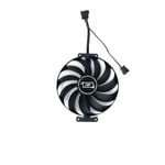 Ventilateur de carte vidéo 8 go pour ASUS Dual GeForce RTX FDC10U12S9-C 3060 V2 OC édition,95MM 3070 7 broches RTX3070TI 3060TI GPU - Type black A-Fan T12