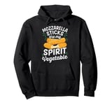 Mozzarella Stick Cheese Design for a Mozzarella stick fan Pullover Hoodie