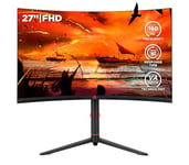 Konix Drakkar Écran Gaming Shadow 27" incurvé PC, PS4, PS5, Switch et Xbox - Résolution FHD 1 080 px - Fréquence 180 Hz - Réponse 1 ms - Dalle VA