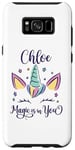 Galaxy S8+ First Name Chloe Personalized I Love Chloe Case