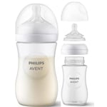 Philips Avent SCY903 260 ml RESPONSE nappflaska, Natural Response-nappen stöder barnets naturliga matningsrytm