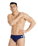 Arena Men's Icons Swim Briefs Solid Slip de Bain, Navy, 80