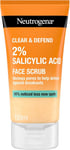 NEUTROGENA® Clear & Defend 2% Salicylic Acid Face Scrub 150ml