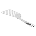 QT Stainless Steel Slotted Turner Steak Burger Fish Slice Slotted Kitchen Cookin