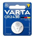 2 x VARTA® CR2430 (6430 DL2430) Quality 3v Lithium Button Coin Cell Batteries