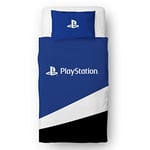 Character World PlayStation Official Single Duvet Cover Set, Banner Design | Reversible 2 Sided Bedding Cover Official Merchandise Including Matching Pillow Case | Gaming Single Bed Quilt | Polycotton