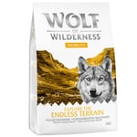 3 + 1 kaupan päälle! 4 x 1 kg Wolf of Wilderness -koiranruokaa - Explore The Endless Terrain - kana (Mobility)