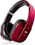 Casque Bluetooth Rouge Sans Fil 4.2 aptX Low Latency- EP650-Circum Auriculaire avec Micro Léger Pliable Confortable NFC - Casque Audio Homme Femme Compatible iPhone Android TV Ordinateur Sport(Q198)