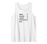 Barista Coffee Espresso Cappuccino Coffee Machine Tank Top