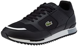 Lacoste Homme 40sma0025 baskets, Blk Gry, 44.5 EU